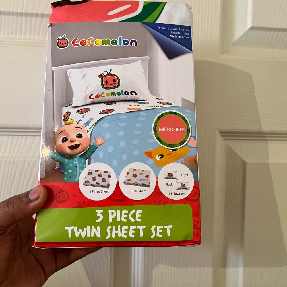 New coco melon bed set